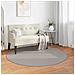 Tappeti per area HUARTE Crema e Taupe Ø 120 CM Poliestere - Foto miniatura 2