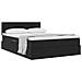 Letto con Contenitore con materasso Nero 140 x 190 cm Velluto - Foto miniatura 3