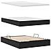 Letto con Contenitore con materasso Nero 140 x 190 cm Velluto - Foto miniatura 8