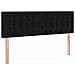 Letto con Contenitore con materasso Nero 140 x 190 cm Velluto - Foto miniatura 9