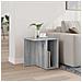 Tavolino Grigio Sonoma 37 x 32 x 40 cm Legno multistrato - Foto miniatura 4