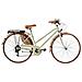 Bici Misura 28 City Bike Vintage Linea Sport Peugeot Bicicletta Da Donna Con Cambio 6v Completa Di Accessori Luci A Led - 44 Panna - Foto miniatura 1