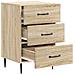 Armadio da Notte con cassetto Rovere Sonoma 43 x 41 x 66,5 cm - Foto miniatura 3