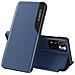 Custodia Eco Leather View Elegante Con Copertura Pieghevole E Funzione Supporto Per Poco M4 Pro 5g Blu - Foto miniatura 1