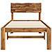 Letto Singolo con Testiera ROSTOCK Naturale 90 x 190 cm - Foto miniatura 4