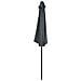 Ombrellone Balcone Palo Alluminio Antracite 270x135 cm - Foto miniatura 2