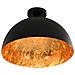 Lampadari 2 pz Nero e Oro Semi-Sferici E27 - Foto miniatura 3
