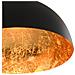 Lampadari 2 pz Nero e Oro Semi-Sferici E27 - Foto miniatura 5