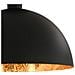 Lampadari 2 pz Nero e Oro Semi-Sferici E27 - Foto miniatura 6