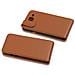 Custodia Compatibile Con Samsung Galaxy Mega 5.8 In Marrone Cioccolata - Coperchio Protettivo In Design Flip Realizzato In Similpelle Testurizzata - Foto miniatura 2