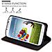 Custodia Compatibile Con Samsung Galaxy S4 In Marrone Cappuccino - Coperchio Protettiva Con Chiusura Magnetica, Funzione Stand E Tasca Per Le Carte - Foto miniatura 8
