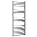Scaldasalviette Radiatore Termoarredo 80x55 Cm (int.50) Cromato Da Bagno A Tubi Tondi Curvo Trento - Foto miniatura 3