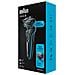 Series 5 50-M1000s Rasoio Elettrico Wet & Dry Ricaricabile Colore Nero / Blu - Foto miniatura 3