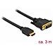 85655 Cavo E Adattatore Video 3 M Hdmi Tipo A (standard) Dvi Nero - Foto miniatura 1