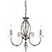 Aegean 3lt Chandelier Polished Nickel - Foto miniatura 1