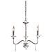 Aegean 3lt Chandelier Polished Nickel - Foto miniatura 2