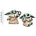 Star Wars The Mandalorian - Confezione Da 2 Taglie Per Neonati The Child Baby Yoda 5,5 Cm Figure - Chiedere Braccia E Tenere Palla - Foto miniatura 2