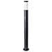 V-tac Vt-838 Portalampada Wall Light Da Giardino Con Sensore Pir Fissaggio A Terra 110cm In Acciaio Inox Colore Nero 1xe27 Ip44 - Sku 8983 - Foto miniatura 1
