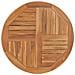 Piano Tavolo in Legno Massello di Teak Rotondo 2,5 cm 80 cm - Foto miniatura 3