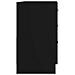 Mobile Sottolavabo Nero 63x30x54 cm in Legno Multistrato - Foto miniatura 7