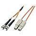 2.0m ST-SC M / M, ST, SC, Maschio / maschio, 2m, 3 mm, PVC - Foto miniatura 2
