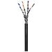 100m Cat6, Cat6, S / FTP (S-STP) , Nero, Polietilene (PE)  - Foto miniatura 1