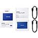 SSD Portatile 2 TB Serie T7 Interfaccia USB 3.1 Colore Blu - Foto miniatura 5