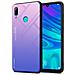 Custodia Compatibile Con Huawei P Smart 2019 In Rosa - Blu - Coperchio Protettivo Bicolore In Vetro Temperato E Silicone Tpu - Foto miniatura 1