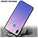 Custodia Compatibile Con Huawei P Smart 2019 In Rosa - Blu - Coperchio Protettivo Bicolore In Vetro Temperato E Silicone Tpu - Foto miniatura 4