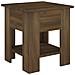 Tavolino Da Salotto Marrone Rovere 40x40x42cm Legno Multistrato - Foto miniatura 2