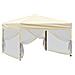 Tenda Per Feste Pieghevole Con Pareti Laterali Crema 3x3 M - Foto miniatura 5
