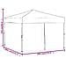 Tenda Per Feste Pieghevole Con Pareti Laterali Crema 3x3 M - Foto miniatura 6