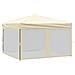 Tenda Per Feste Pieghevole Con Pareti Laterali Crema 3x3 M - Foto miniatura 1