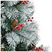 Albero Natale Artificiale Incernierato Con Pigne E Bacche 240cm - Foto miniatura 2