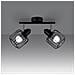 Lampada Da Soffitto Beluci 2 Nero Sl. 1115 - Moderno Lampade Da Soffitto Nero 19x27x17 Cm - Foto miniatura 3