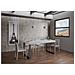 Tavolo Allungabile 90x180/284 Cm Tecno Telaio Antracite - Bianco Frassino - Foto miniatura 3