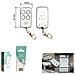 Telecomando Compatibile Cancello Antifurti Serrande Universale 4 Tasti 433mhz 4t - Foto miniatura 2