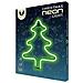 Lampada Led Al Neon Per Albero Di Natale Con Gancio A Parete E Porta Usb-a - Foto miniatura 2