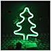 Lampada Led Al Neon Per Albero Di Natale Con Gancio A Parete E Porta Usb-a - Foto miniatura 6