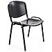 Set Di 6 Sedie Per Sala Attesa Ufficio Studio Conferenze Riunione Ospite  Impilabili In Plastica Nera - Foto miniatura 1
