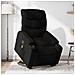 Lusso Casadino -  Poltrona Alzapersona Massaggiante Reclinabile Nera In Tessuto - Foto miniatura 8