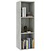 Lusso Casadino -  Libreria/mobile Tv Grigio Cemento 36x30x114cm Legno Multistrato - Foto miniatura 2