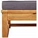 Set Salotto da Giardino 4pz con Cuscini Legno Massello Acacia - Foto miniatura 6