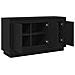 Sideboard Nero Rovere 102x35x55 cm Legno ingegnerizzato - Foto miniatura 5