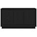 Sideboard Nero Rovere 102x35x55 cm Legno ingegnerizzato - Foto miniatura 6