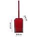 Scopino Wc D'appoggio Con Ciuffo In Setole Linea Rainbow Ra33 Rosso - Foto miniatura 2