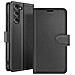 Custodia A Portafoglio Per Galaxy S23 Plus Con Supporto E Linguetta Magnetica, Nero - Foto miniatura 1