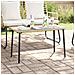Tavolo da Giardino Naturale 80 x 40 x 45.5 cm Poly Rattan - Foto miniatura 2