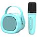 Altoparlante Karaoke Portatile Bluetooth 5.3 Con Microfono Wireless, Audio Hifi, Karaoke Per Due Blue - Foto miniatura 1