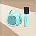 Altoparlante Karaoke Portatile Bluetooth 5.3 Con Microfono Wireless, Audio Hifi, Karaoke Per Due Blue - Foto miniatura 2